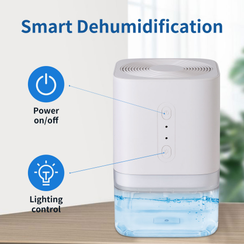 2L Desiccant Small Clothes Dryer Home Dehumidifier